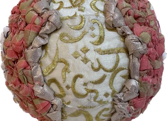 Prayer of Day Seven:  Work Size: 70 cm Medium: Embroidery on fabric